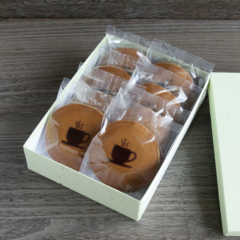 送料込]コーヒー生地のどら焼き『コーヒーあかつき』(8個)(C08)【呼人