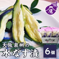 [送料込]水なす漬(6個)【富士鷹】