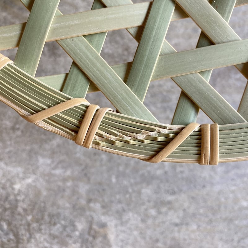 【竹細工】たか　鉄線編みざる SALE！】鉄線編みのざる【竹かご】 その他素材 けせら工房 通販