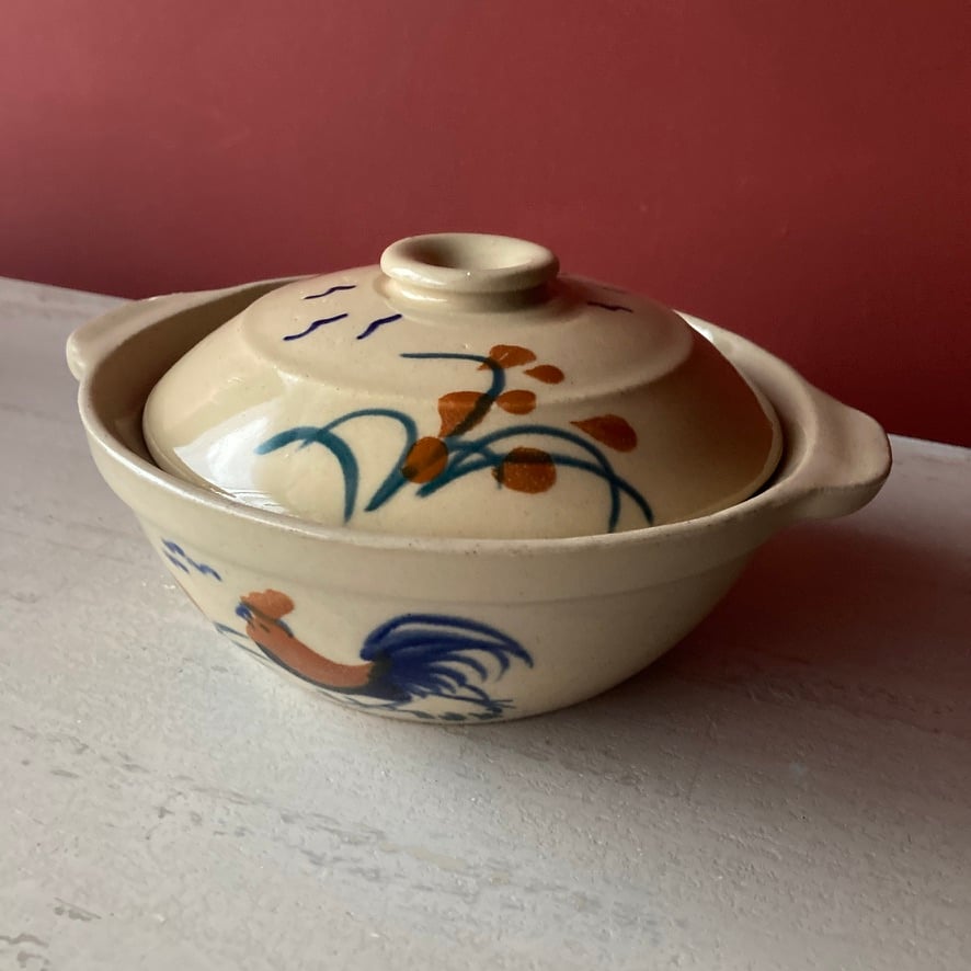 ベトナム ソンべ焼き 蓋つき鉢 (加熱不可) | QQ実験所