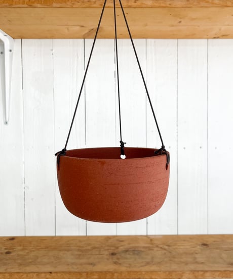 Hanging planter/red rust