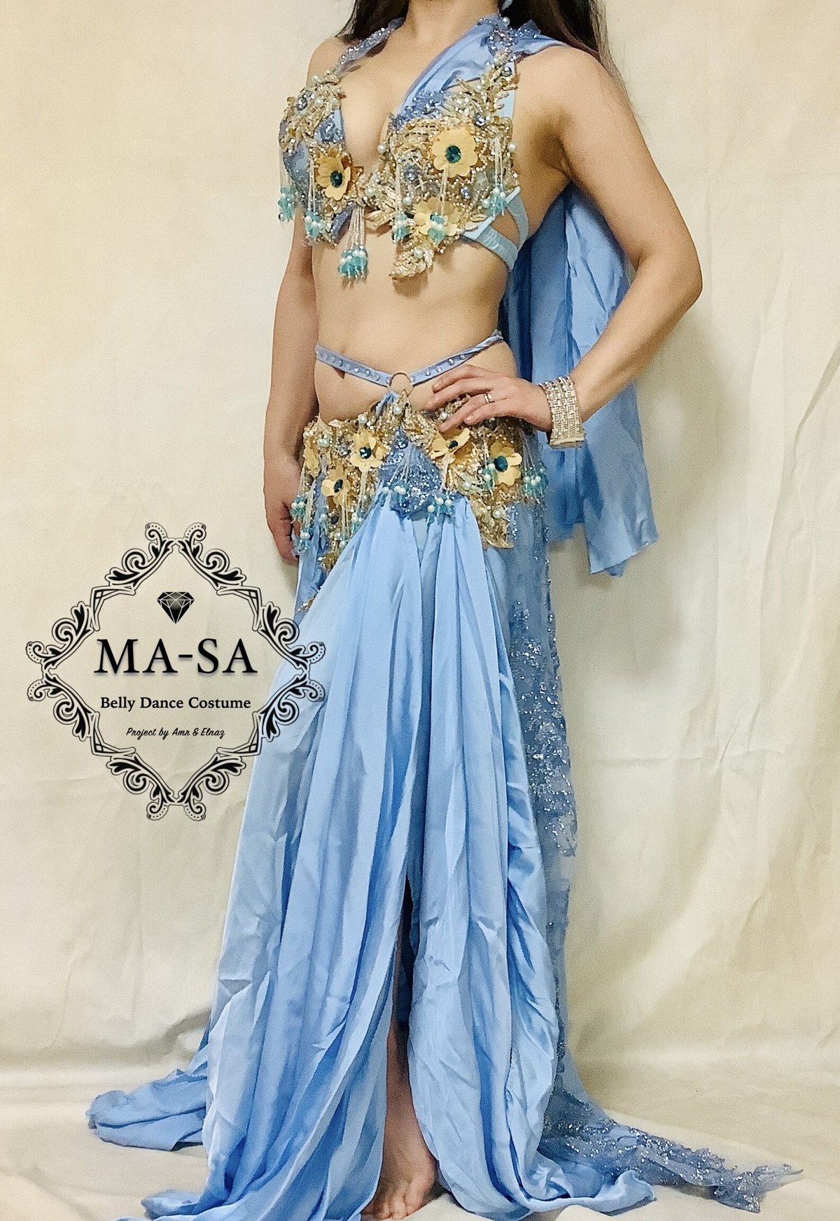 スカイドリーム（税・送料込み） Designed by Amr | ベリーダンス衣装