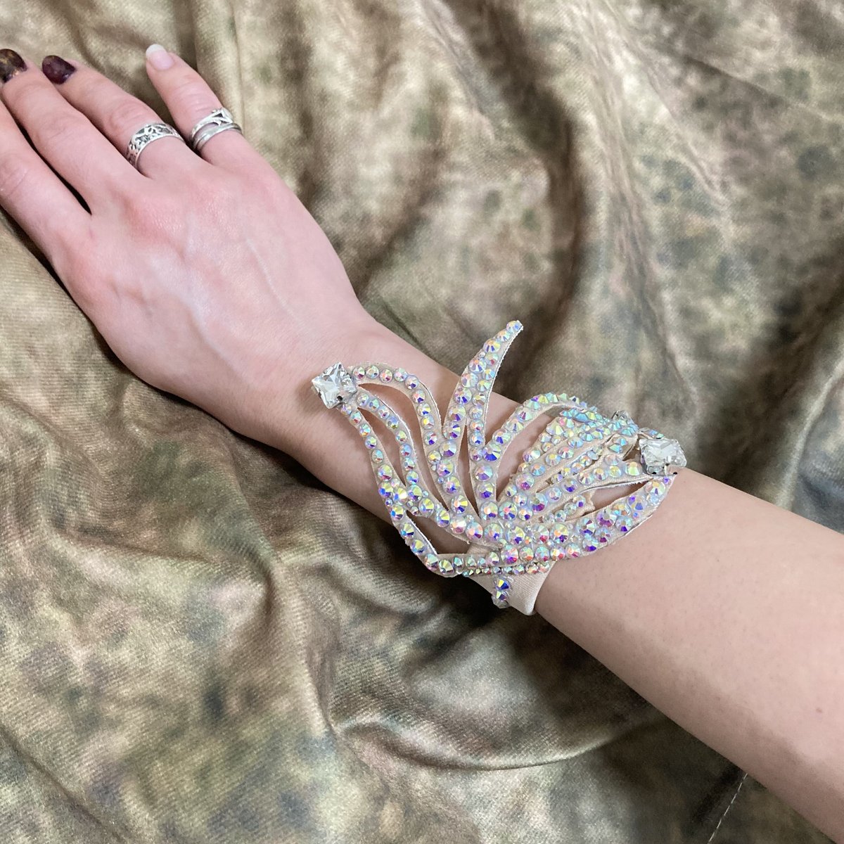 社交ダンス用アームアクセサリー白 社交ダンス用アームアクセサリー白