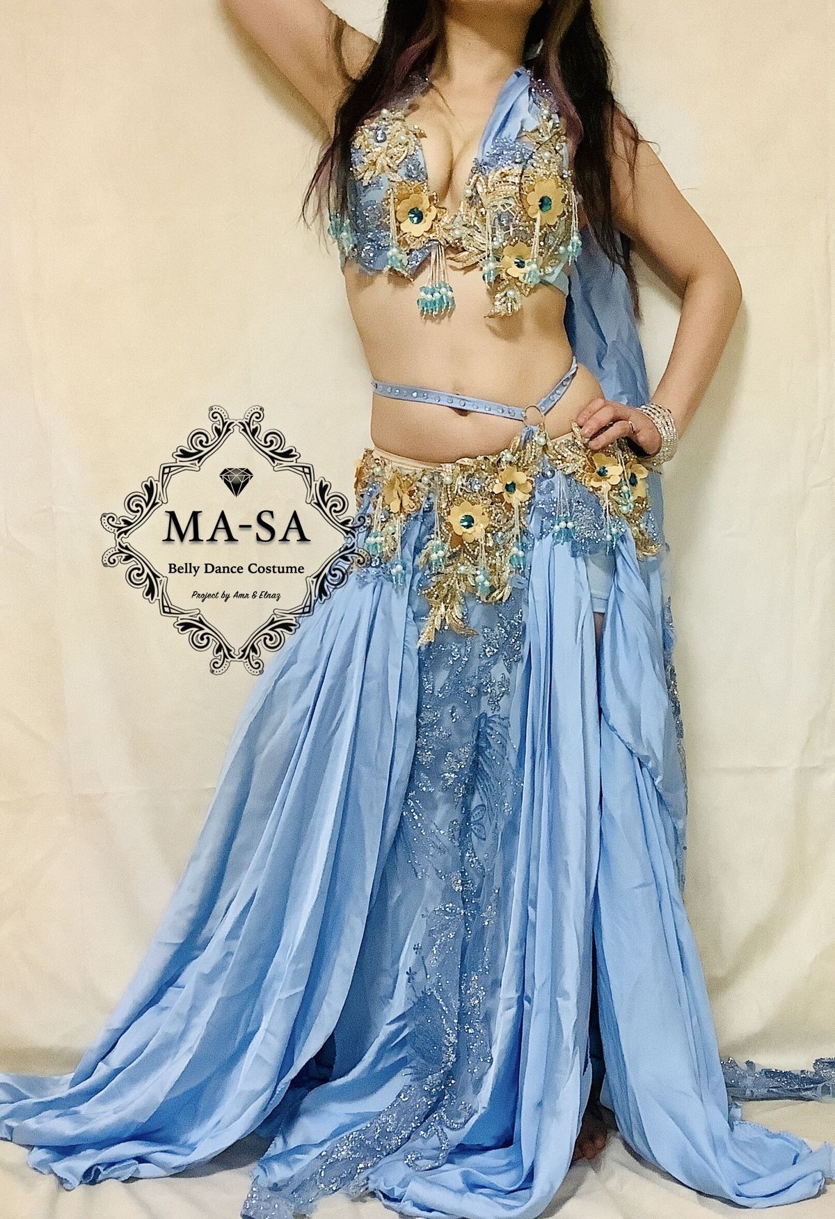 スカイドリーム（税・送料込み） Designed by Amr | ベリーダンス衣装