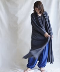 cotton spiral moon KIMONO coat  SUMIKURO