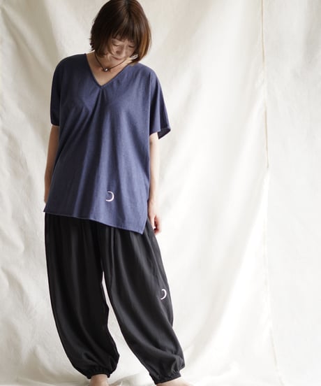cotton gather PO long  NAVY