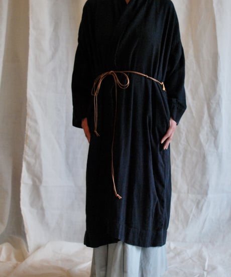 organic cotton hemp KINAGASHI coat sumikuro