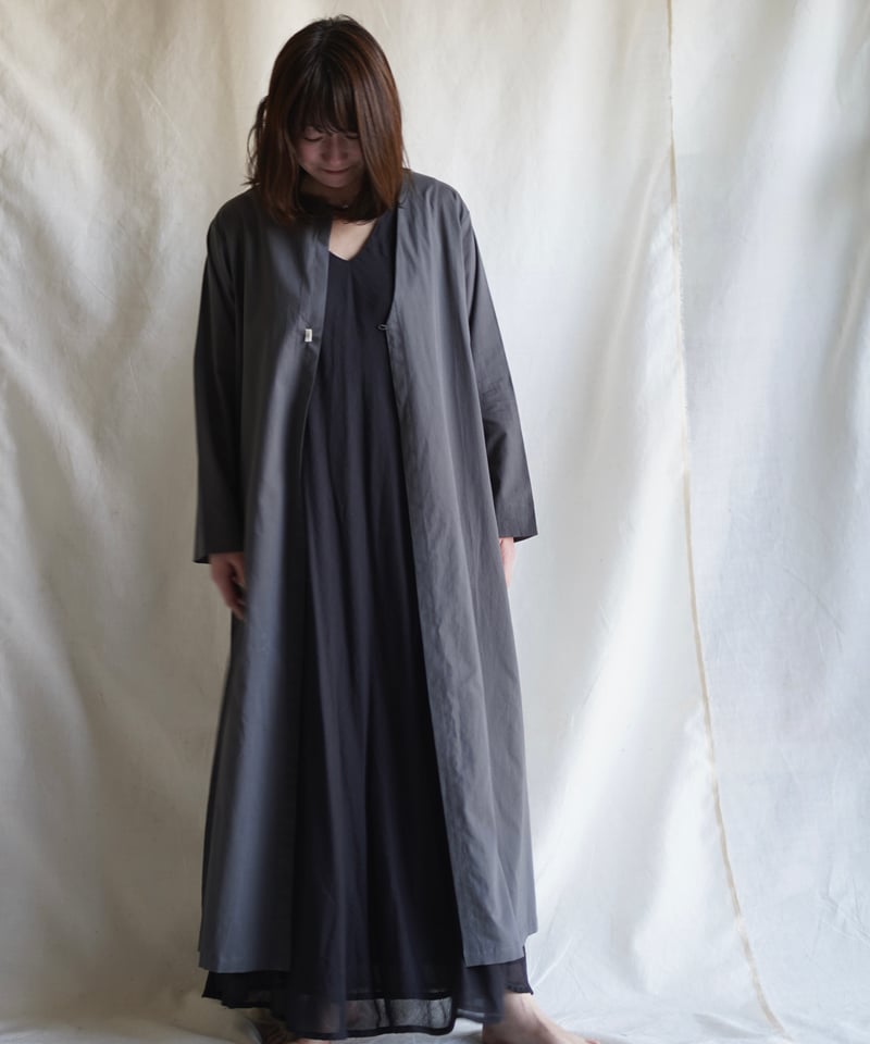 wing neck coat SUMIKURO | Little Eagle
