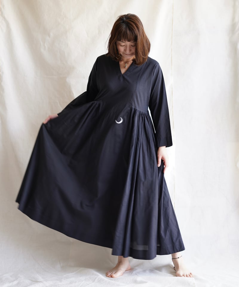 cotton gather L/S OP SHIKKOKU | Little Eagle