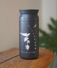 ALOHA mai e MAUI tumbler TARO 【black × silver】
