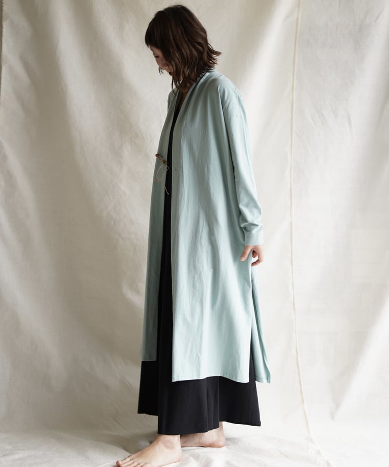 Len moon circle long slit coat USUASAGI | Litt