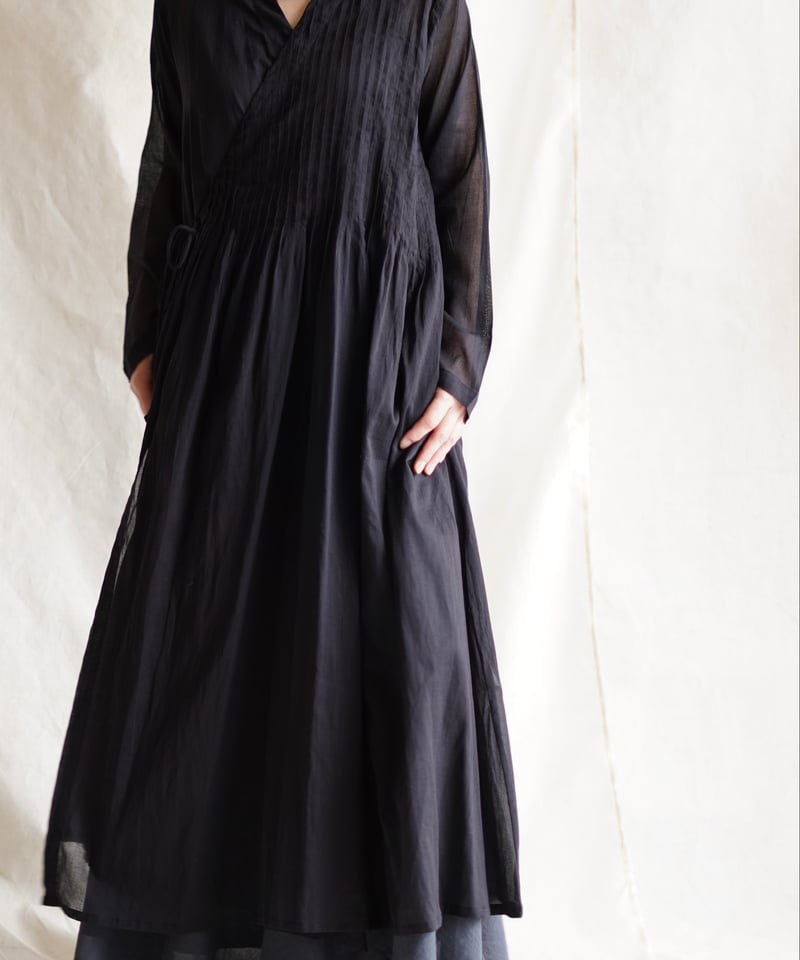 cotton pintuck cache-coeur SHIKKOKU | Little E