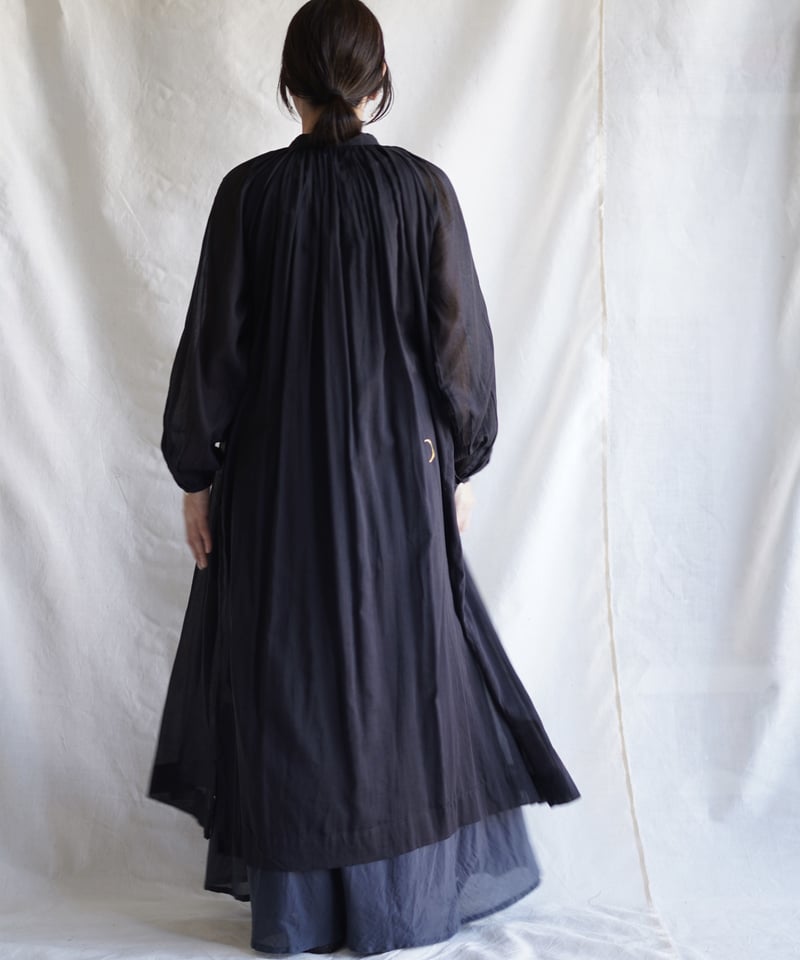 cotton bretagne long coat SHIKKOKU | Little