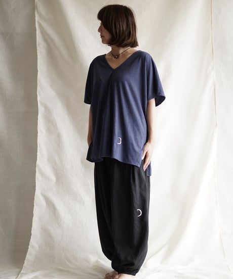 cotton gather PO long  NAVY