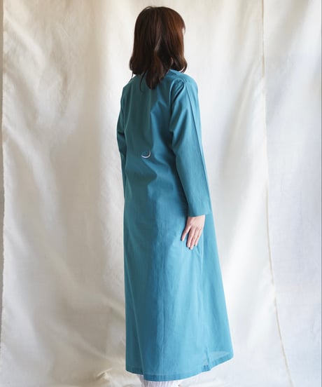 wing neck OP  SMOCKY TURQUOISE