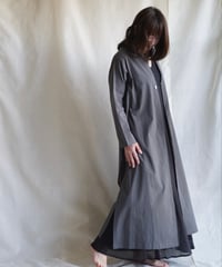 wing neck coat SHIKKOKU | Little Eagle