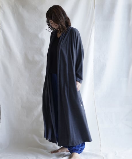 cotton spiral moon KIMONO coat  SUMIKURO