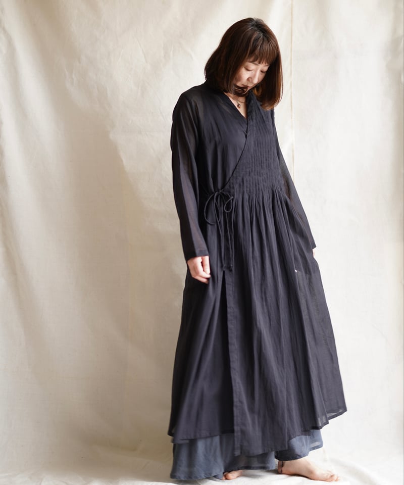 cotton pintuck cache-coeur SHIKKOKU | Little E