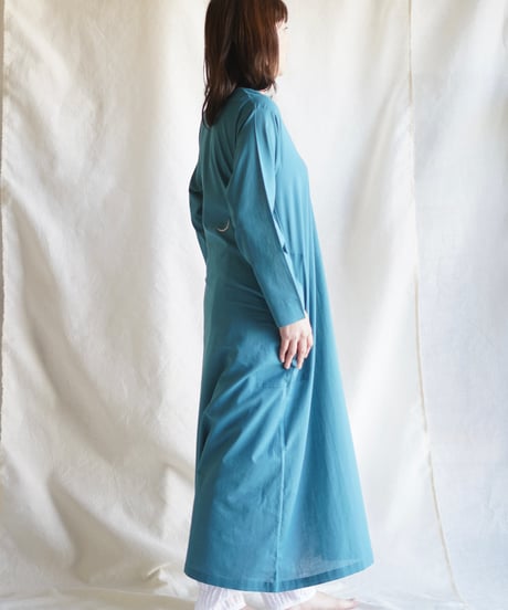 wing neck OP  SMOCKY TURQUOISE