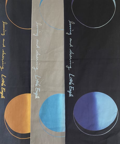 moon TENUGUI ・gold moon