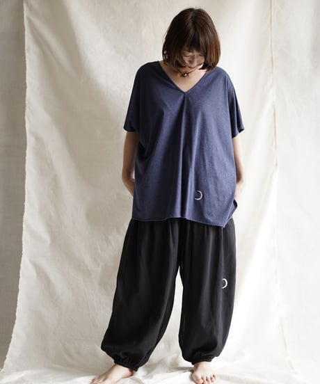 cotton gather PO long  NAVY