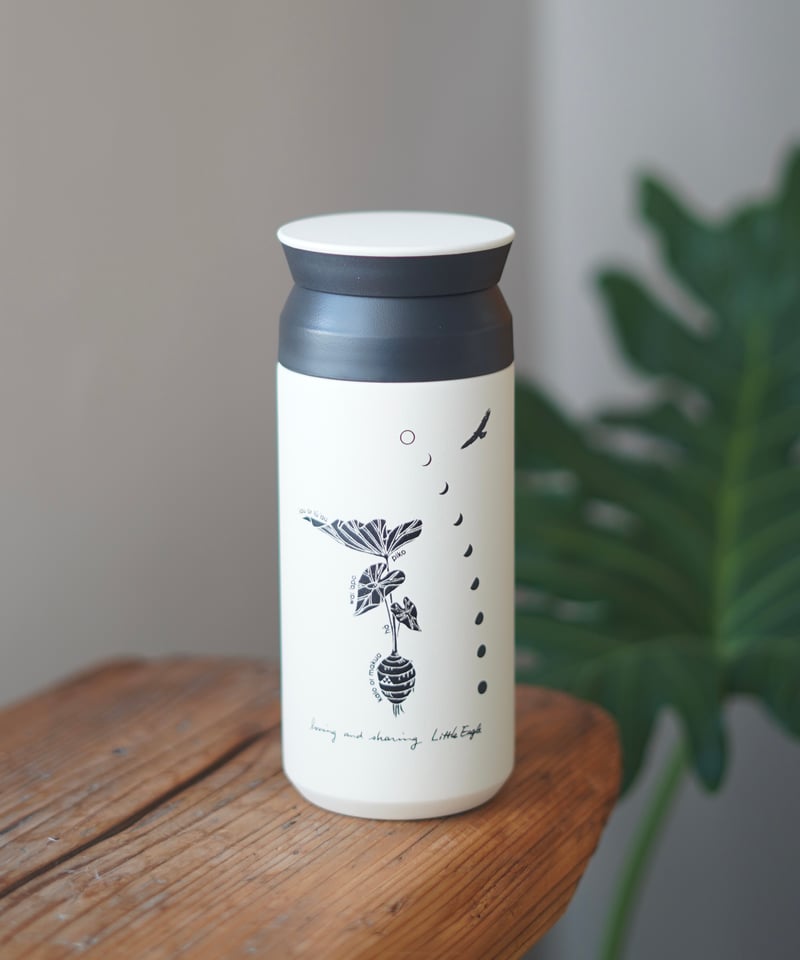 ALOHA mai e MAUI tumbler TARO 【white × black】 |