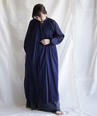 cotton bretagne long coat    MIDNIGHT