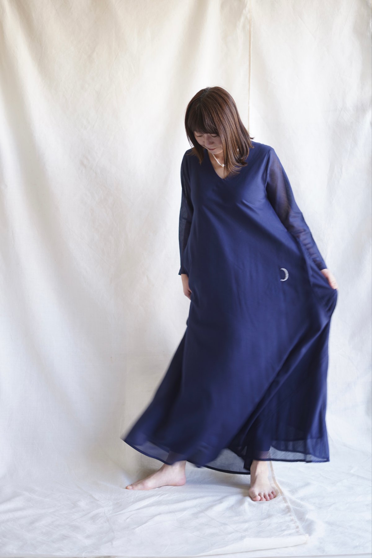 cotton flow L/S OP MIDNIGHT | Little Eagle