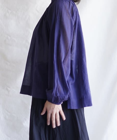 cotton bretagne blouse   KONJOU