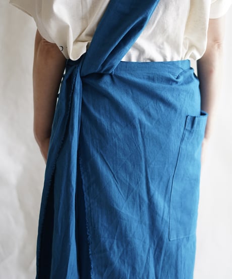 cotton linen KIMONO salon TURQUOISE