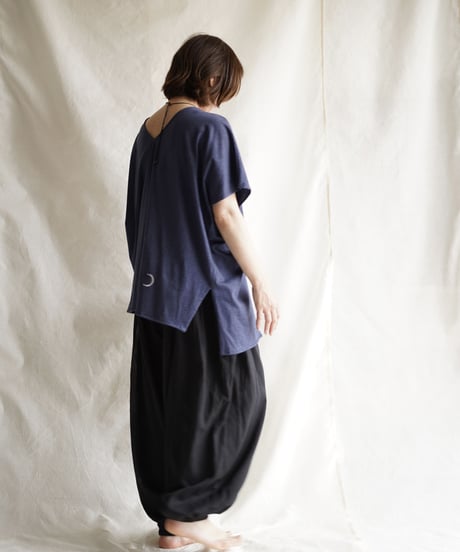 cotton gather PO long  NAVY