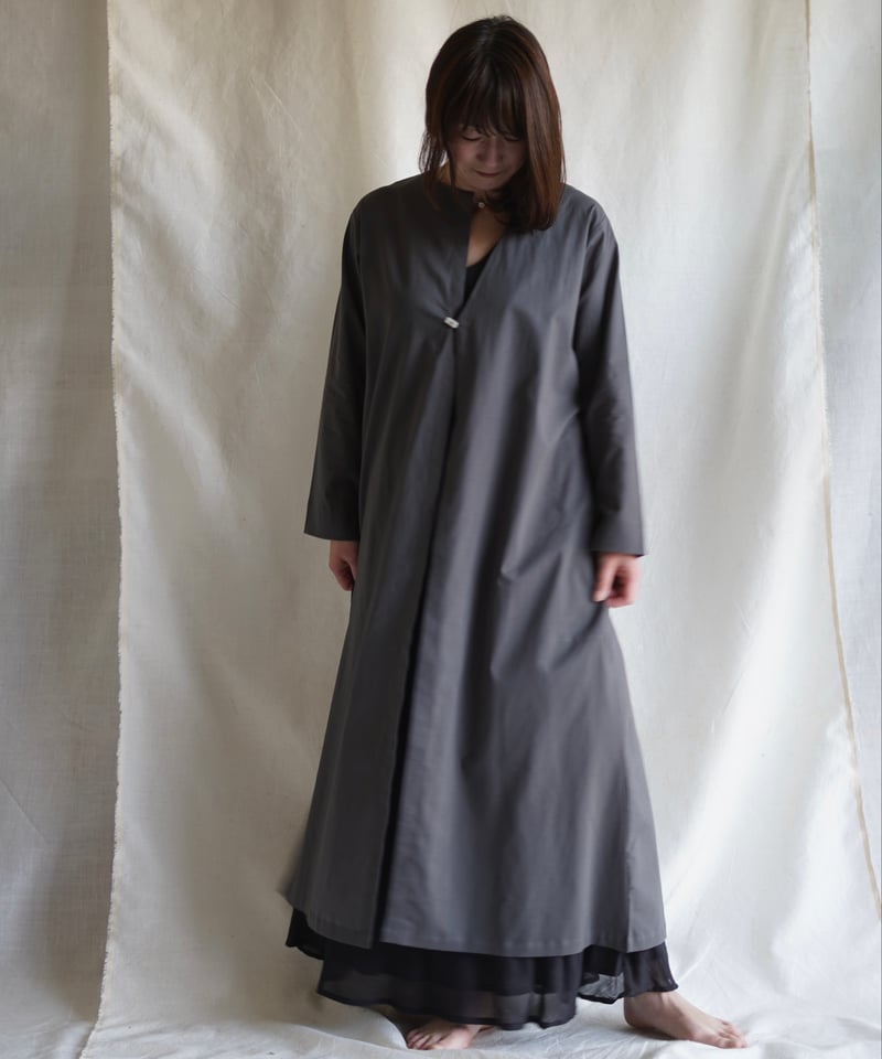 wing neck coat SUMIKURO | Little Eagle