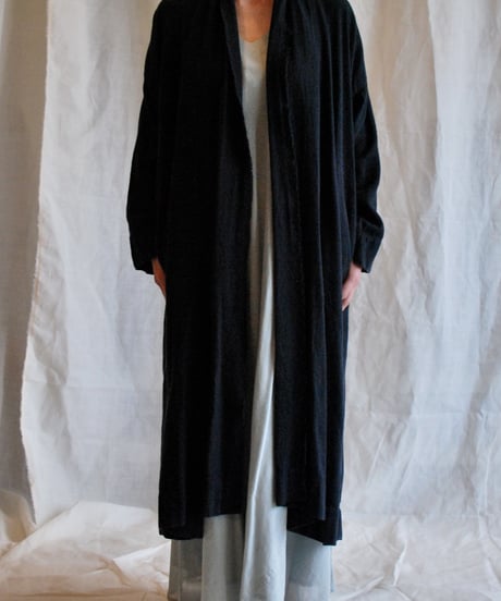 organic cotton hemp KINAGASHI coat sumikuro