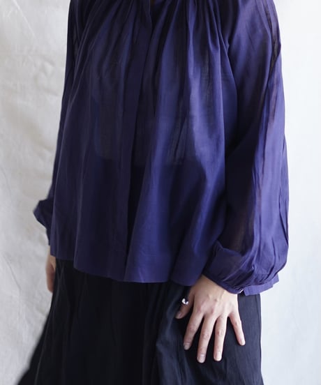 cotton bretagne blouse   KONJOU