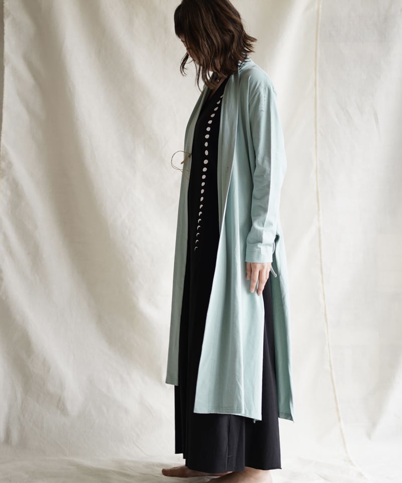Len moon circle long slit coat USUASAGI | Litt