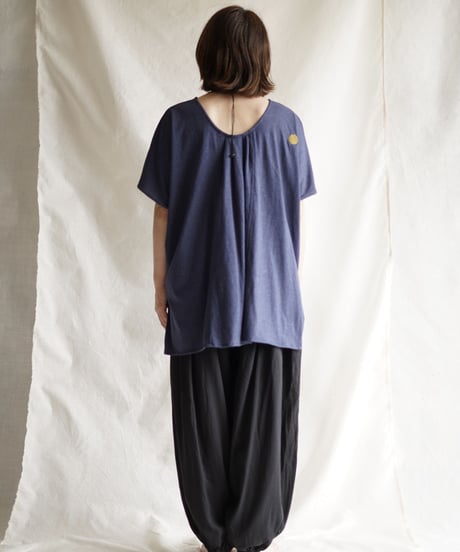 cotton gather PO long  NAVY