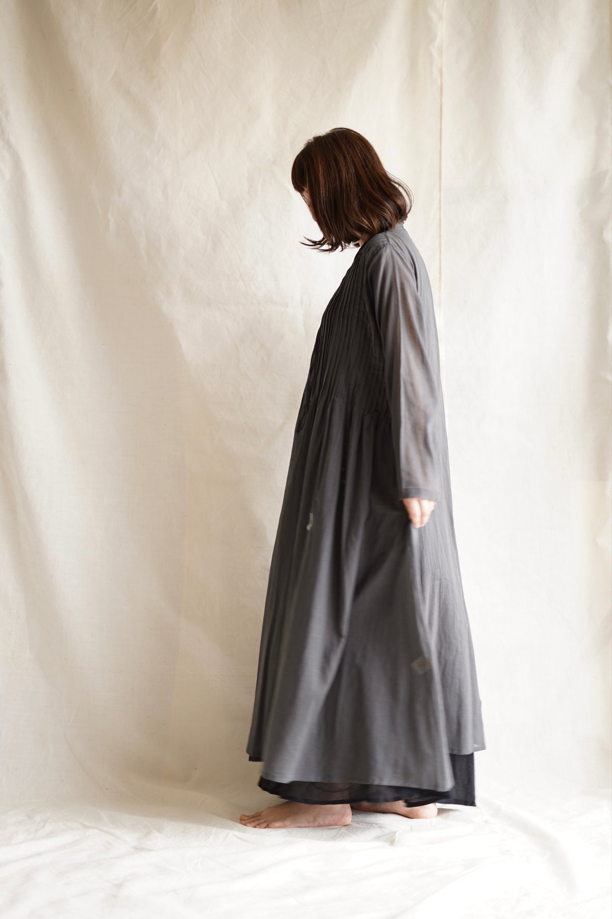 cotton pintuck cache-coeur SUMIKURO | Little E