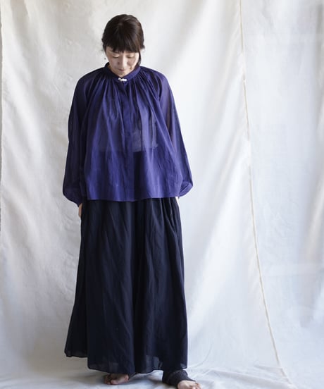 cotton bretagne blouse   KONJOU