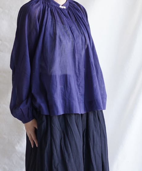 cotton bretagne blouse   KONJOU