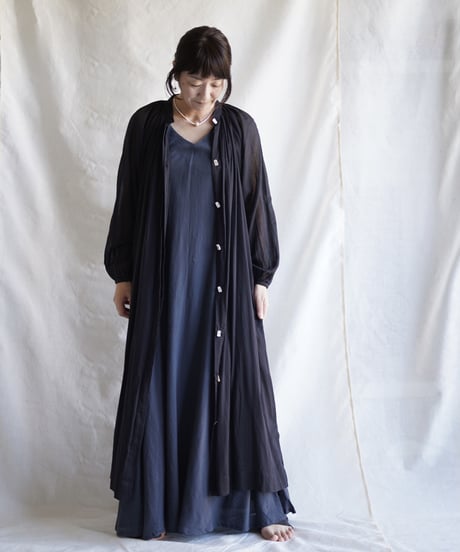 cotton bretagne long coat    SHIKKOKU