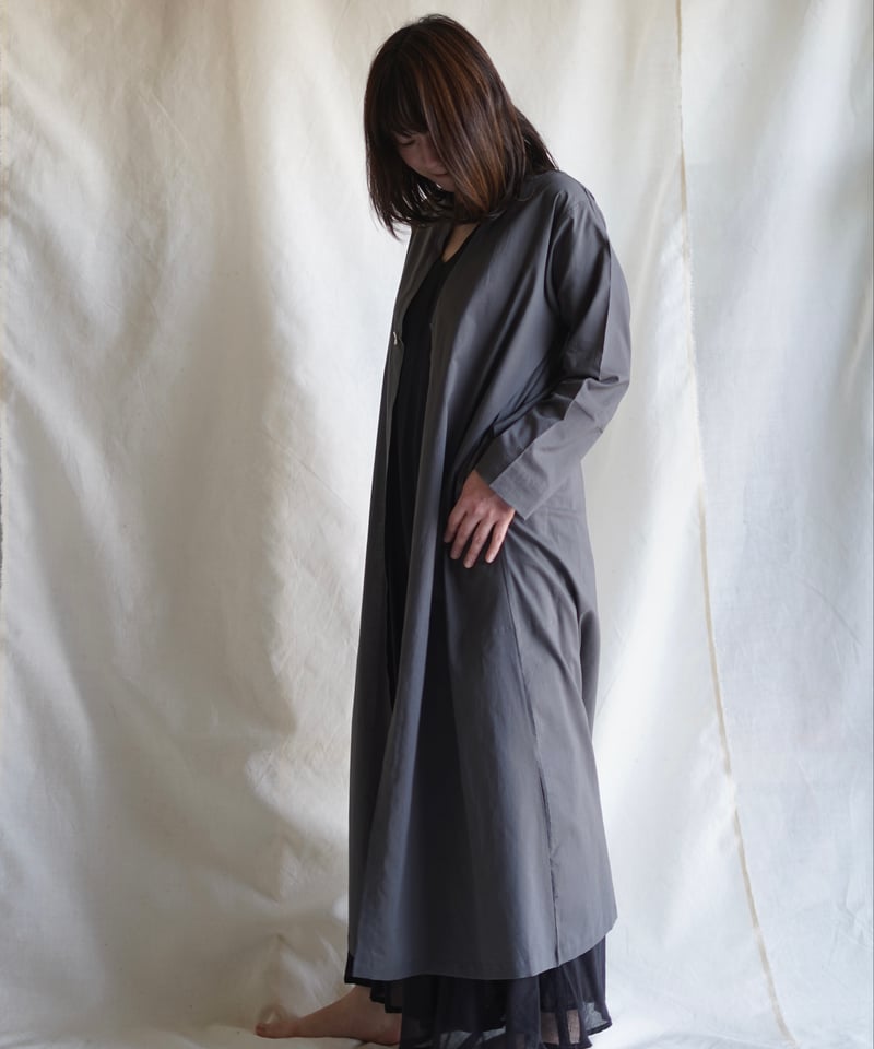 wing neck coat SUMIKURO | Little Eagle