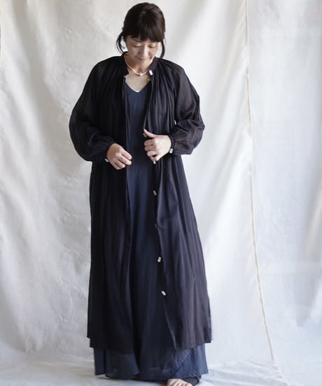 cotton bretagne long coat    SHIKKOKU
