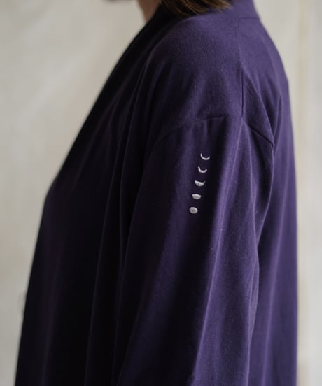 Len moon circle long slit coat  SHIKON