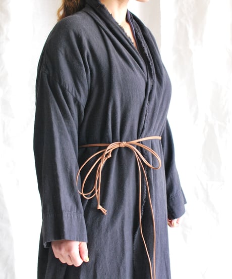 organic cotton hemp KINAGASHI coat sumikuro