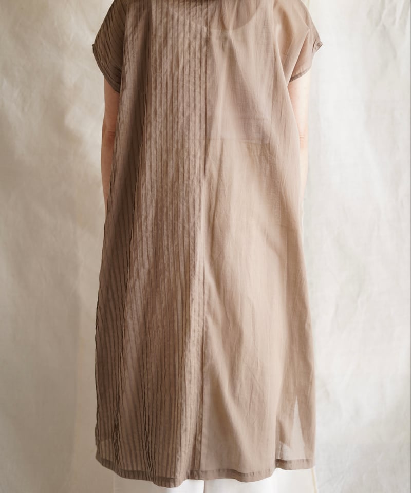 cotton pintuck OP MOCHA | Little Eagle
