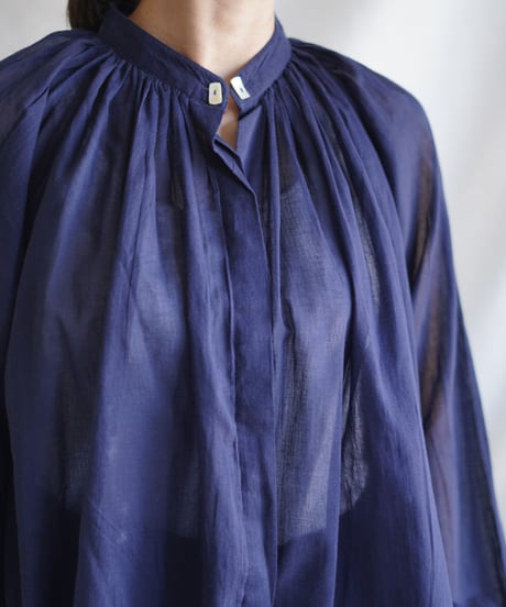 cotton bretagne blouse   MIDNIGHT