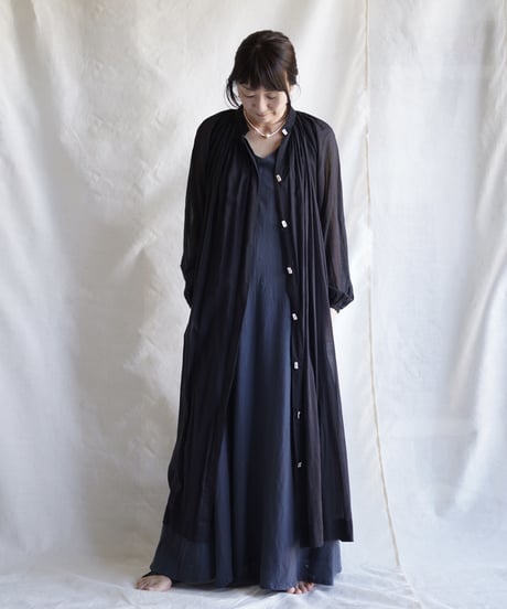 cotton bretagne long coat    SHIKKOKU