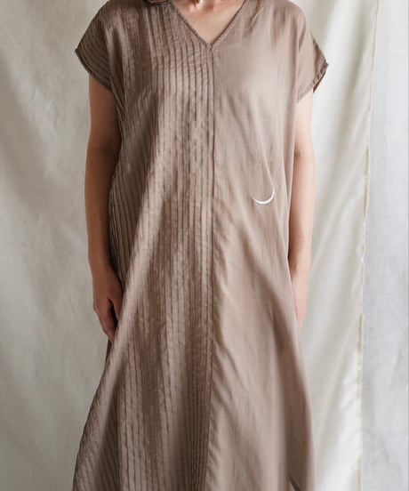 cotton pintuck OP MOCHA