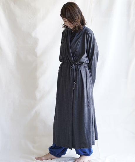 cotton spiral moon KIMONO coat  SUMIKURO