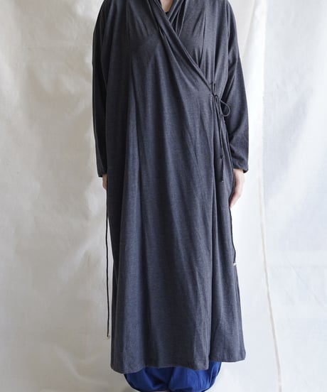cotton spiral moon KIMONO coat  SUMIKURO